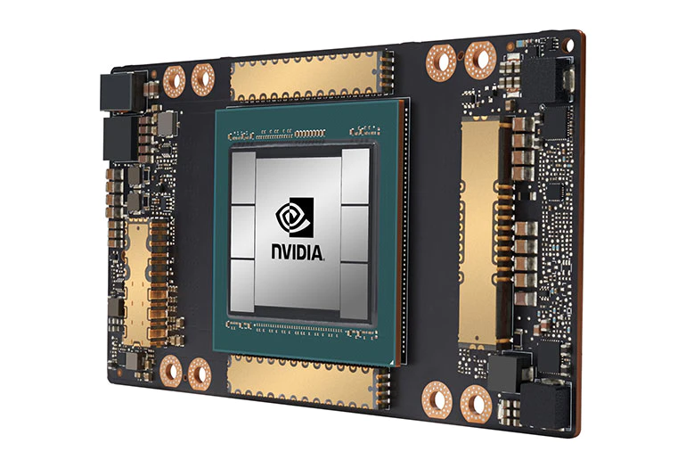 1. The A100, based on Nvidia’s Ampere architecture, has a bandwidth of 1.5 TB/s.