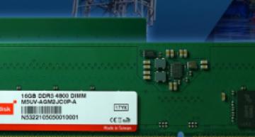 工业级DDR5 DRAM模块