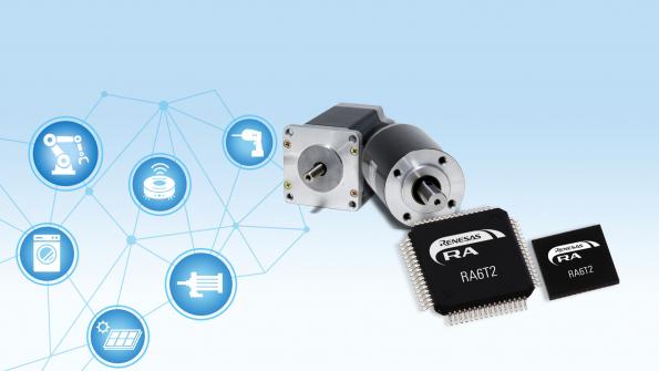 MCU adds hardware accelerator to drive two motors